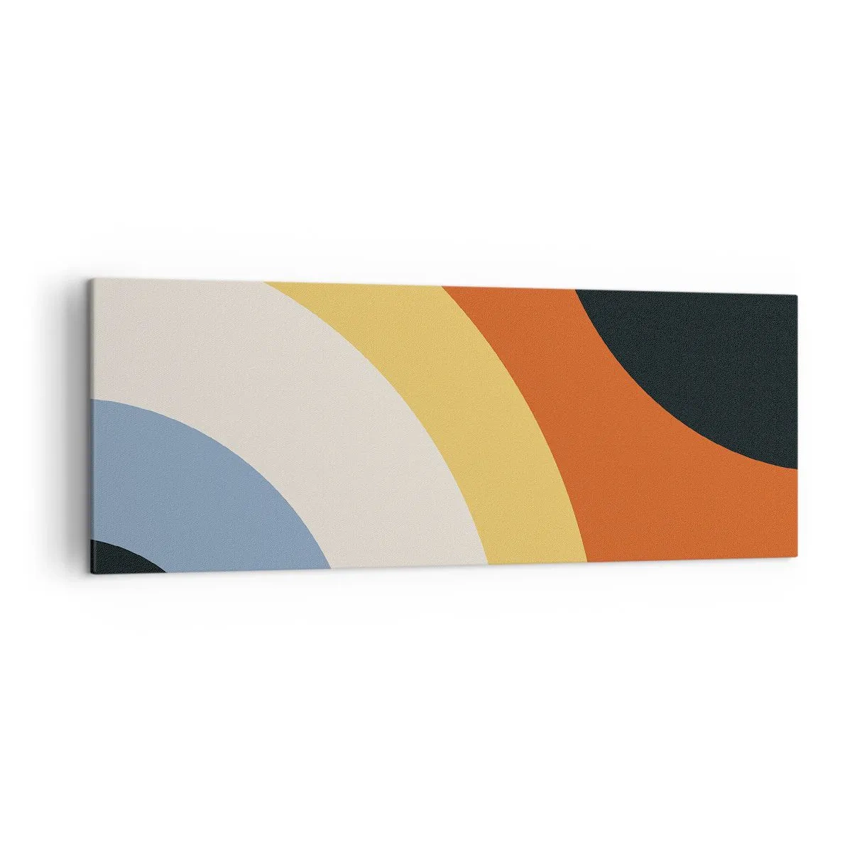 Canvastavla - Bild på duk - Mot varandra - 140x50 cm