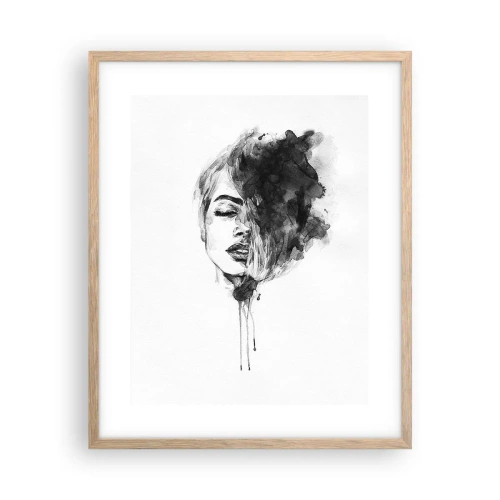 Affisch i ram av ljusek - Vad flickan drömmer om - 40x50 cm