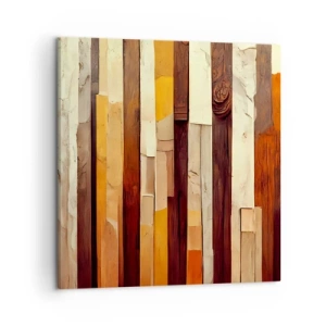 Canvastavla - Bild på duk - Hymn av skogens träd - 50x50 cm
