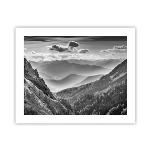 Affisch - Ända fram till horisonten - 50x40 cm