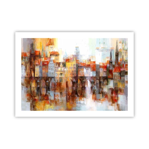 Affisch - Vackert under bron - 70x50 cm