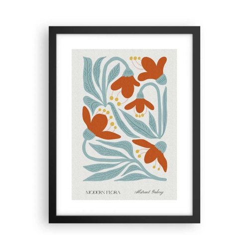 Affisch i svart ram - Mot jorden, mot solen - 30x40 cm