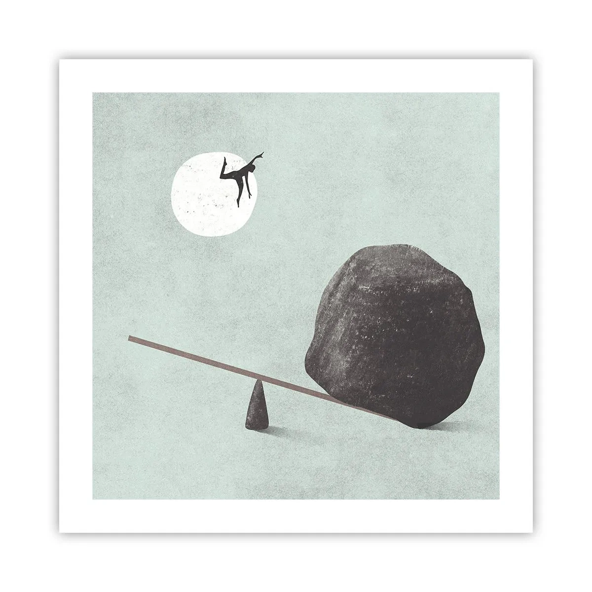 Affisch - Uppfylld dröm - 50x50 cm