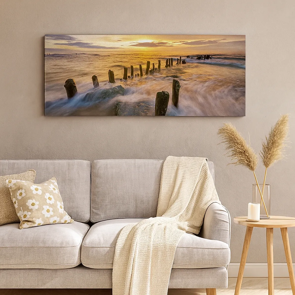 Canvastavla - Bild på duk - Östersjöns råa skönhet - 30x30 cm