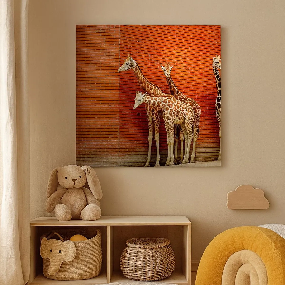 Canvastavla - Bild på duk - Ser ni någon akacia? - 30x30 cm