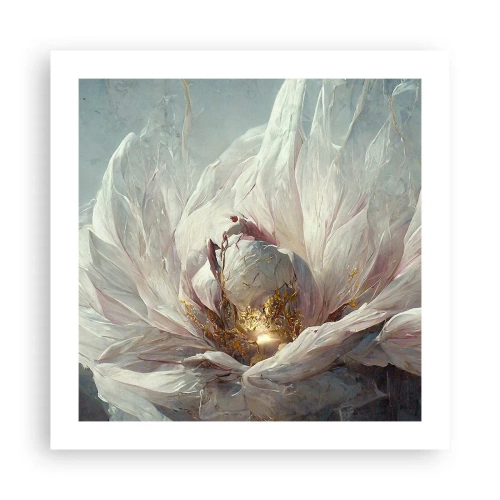 Affisch - Blommar en gång på hundra år - 50x50 cm