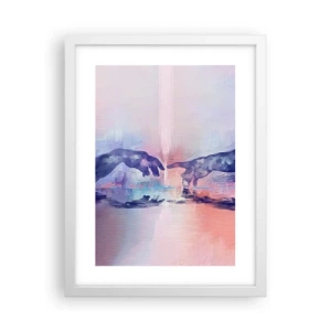 Affisch i vit ram - Den gudomliga gnistan av liv - 30x40 cm