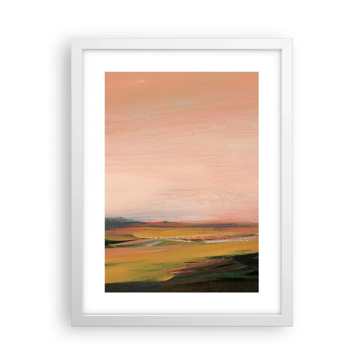 Affisch i vit ram - I rosa - 30x40 cm