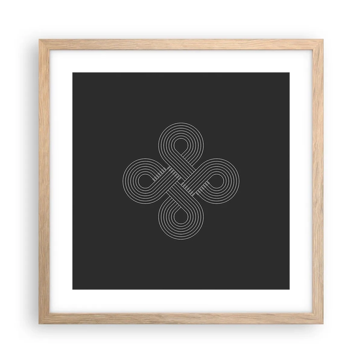 Affisch i ram av ljusek - I keltisk anda - 40x40 cm