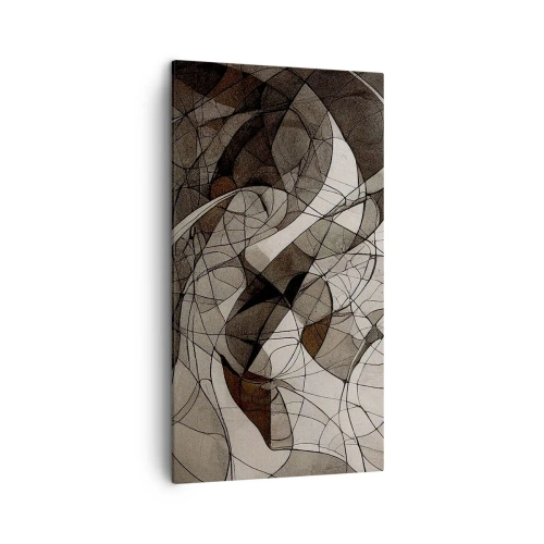 Canvastavla - Bild på duk - Cirkulation av jordens färger - 45x80 cm