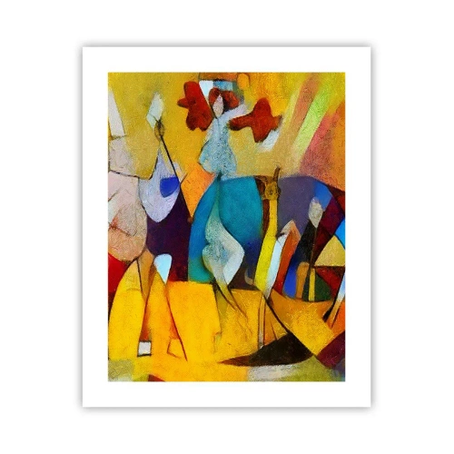 Affisch - Sol - liv -glädje - 40x50 cm