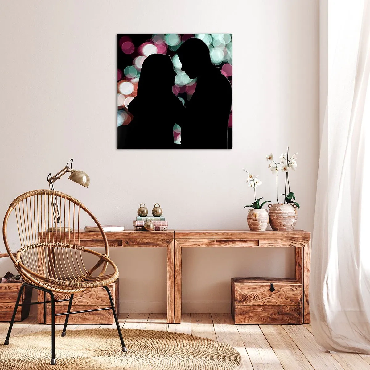 Canvastavla - Bild på duk - Ja! - 50x50 cm