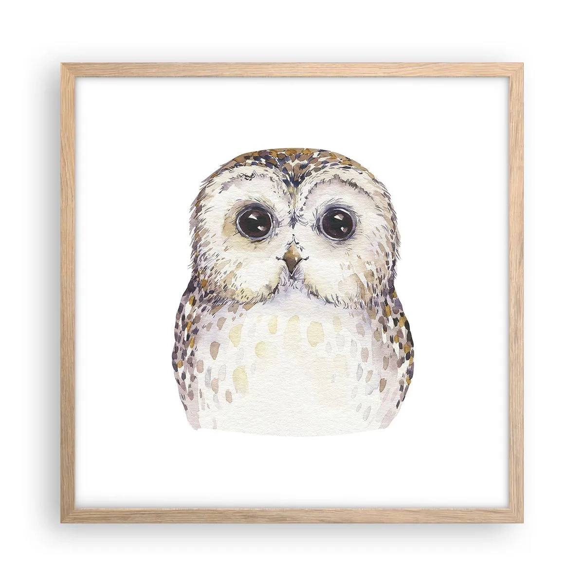 Affisch i ram av ljusek - Titta i mina ögon - 50x50 cm