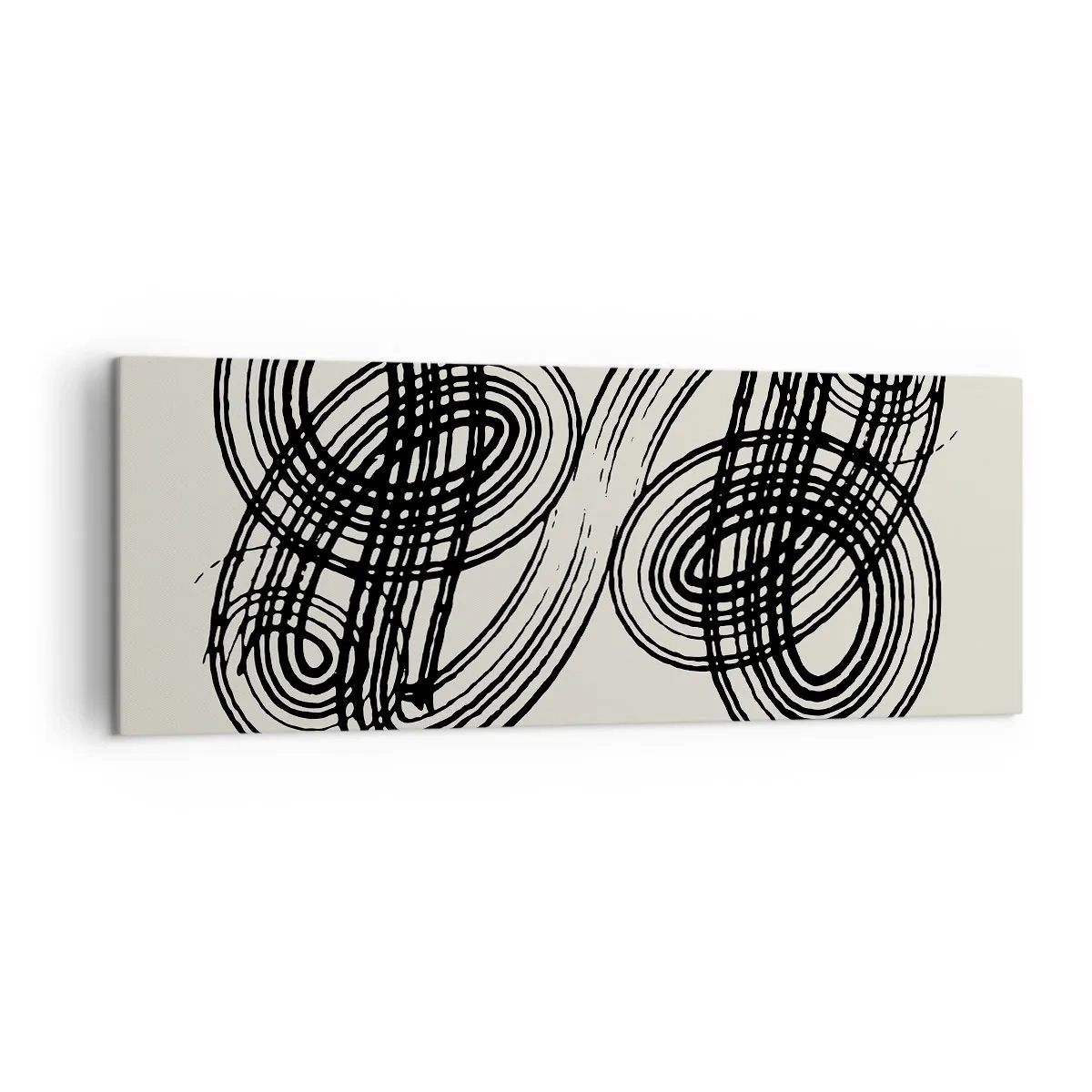 Canvastavla - Bild på duk - Det kom ut spontant - 140x50 cm