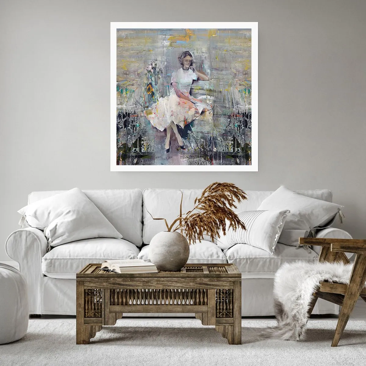 Affisch - Klassisk och modern - 60x60 cm