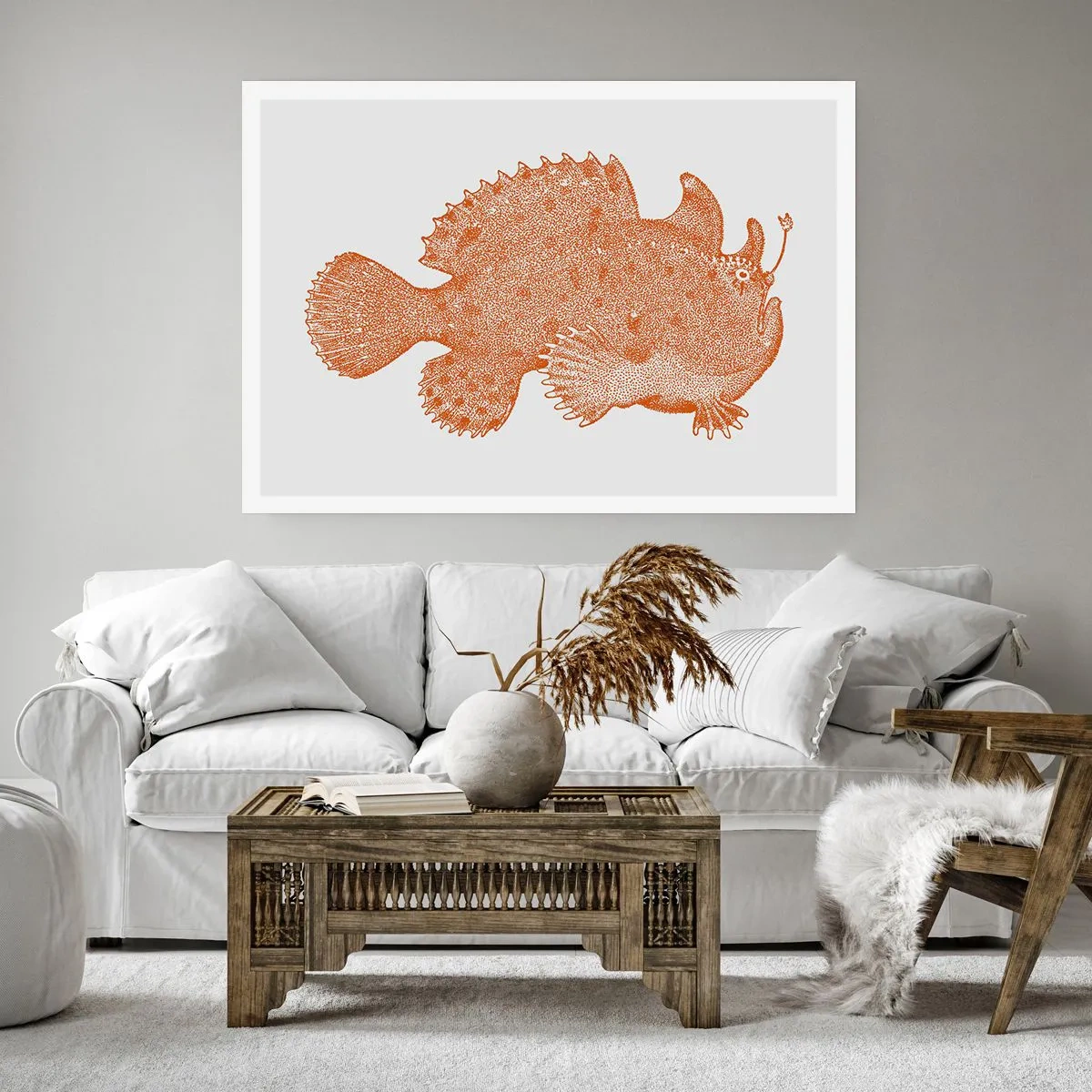 Affisch - Och ändå en fisk - 91x61 cm