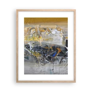 Affisch i ram av ljusek - Allt blir bra - 40x50 cm