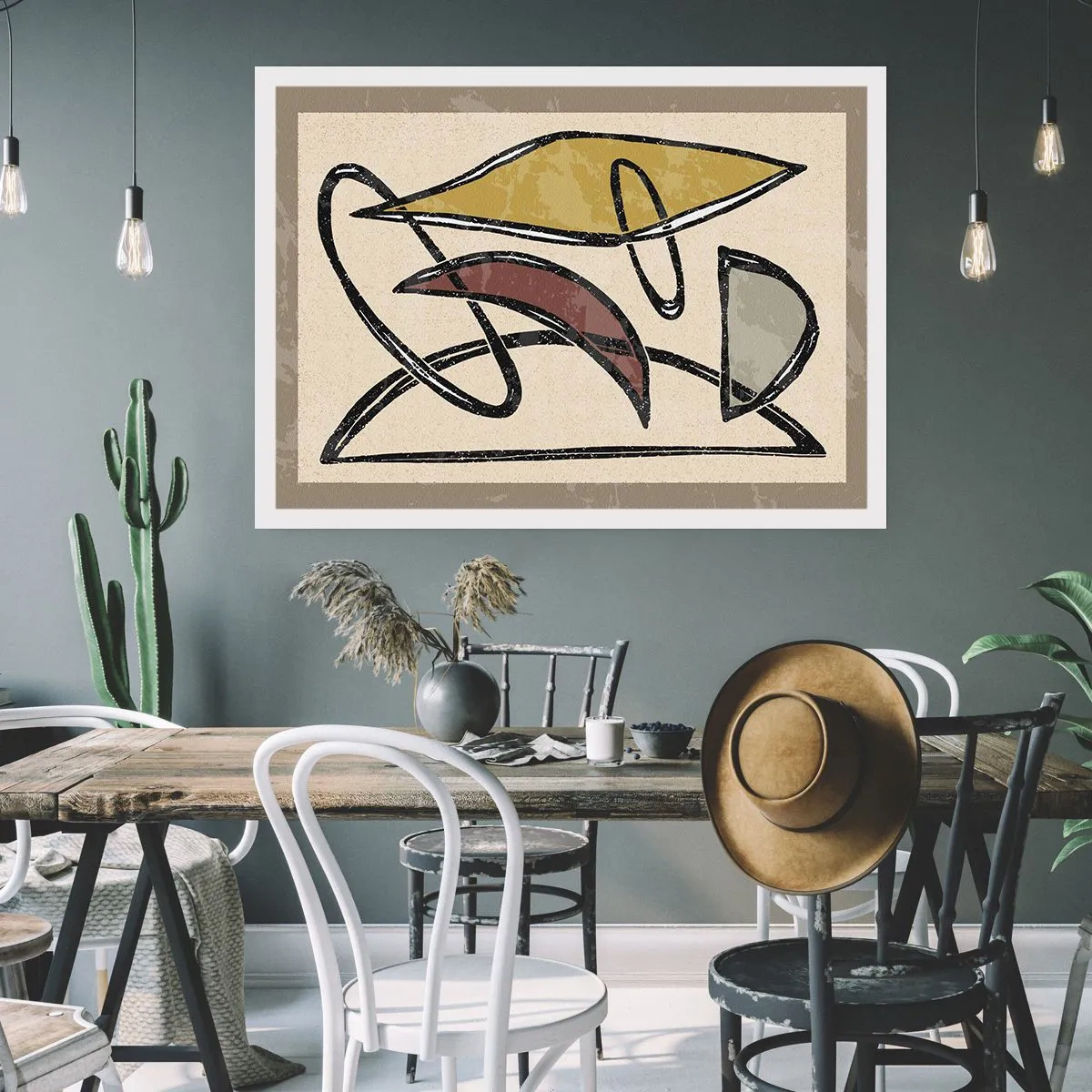 Affisch - Vertikaler och nivåer - 70x50 cm