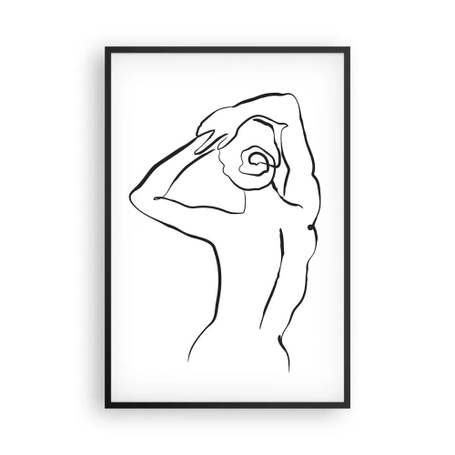 Affisch i svart ram - Akten på morgonen - 61x91 cm