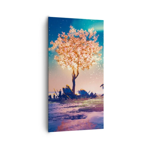 Canvastavla - Bild på duk - Naturen är tidlös - 65x120 cm