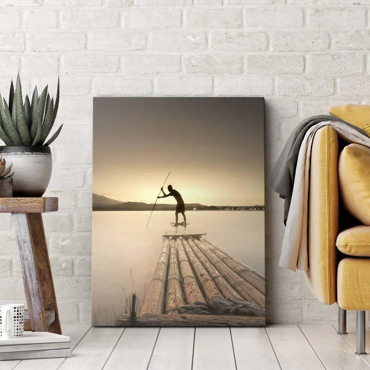 Canvastavla - Bild på duk - Före avkoppling - 50x70 cm