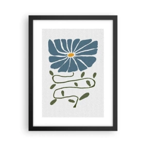 Affisch i svart ram - Kvist till blomma - 30x40 cm