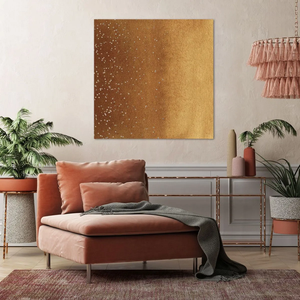 Canvastavla - Bild på duk - Ljusets födsel - 40x40 cm