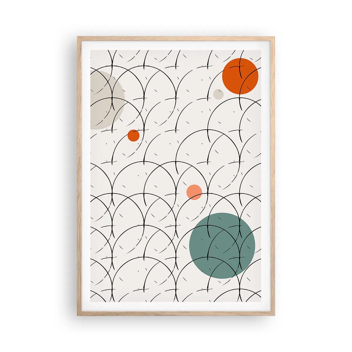 Affisch i ram av ljusek - I popkonstens anda - 70x100 cm