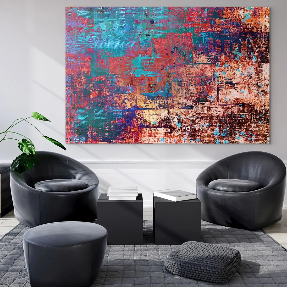 Glastavla - Bild på glas - Minne och icke-minne - 120x80 cm