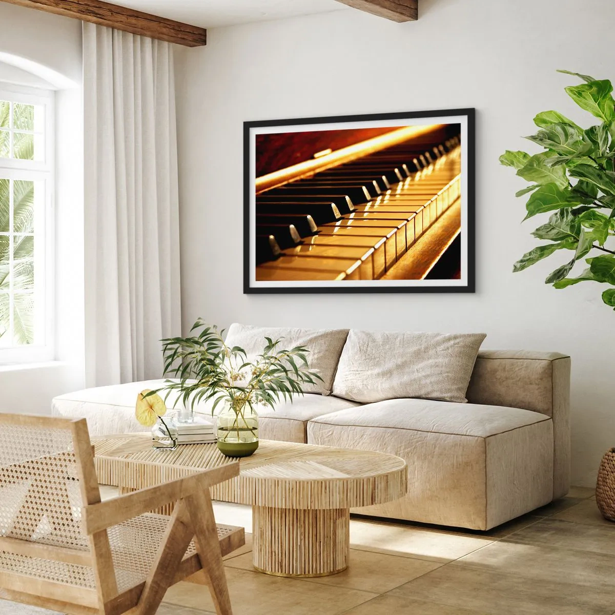 Affisch i svart ram - Obegränsade möjligheter - 91x61 cm