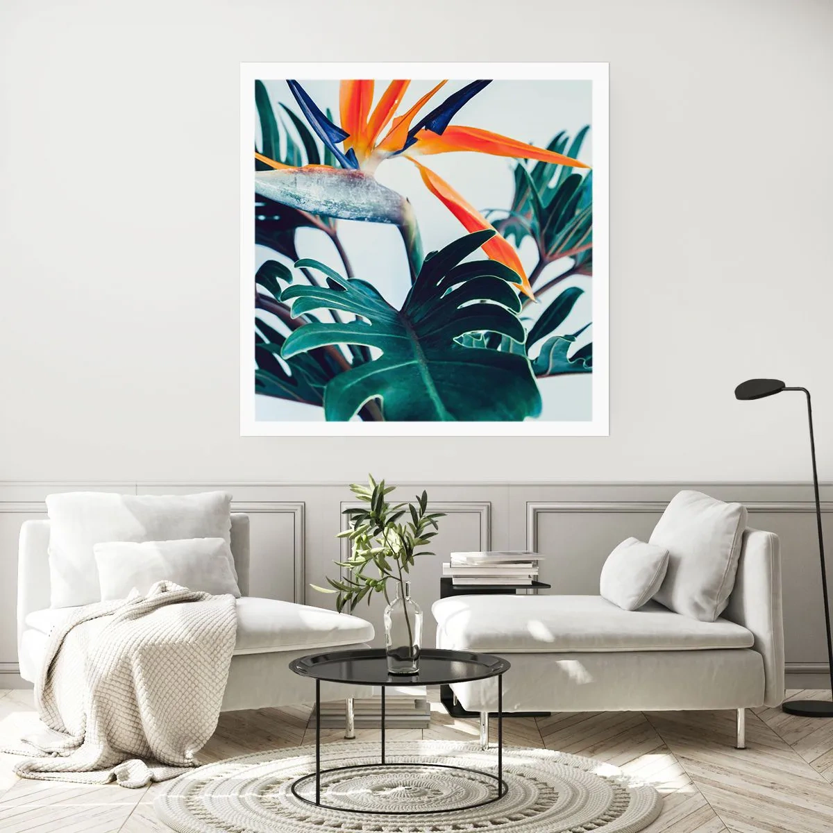 Affisch - Fågelbuske - 50x50 cm