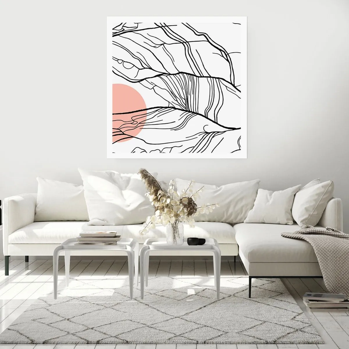 Affisch - I grenarnas nät - 40x40 cm