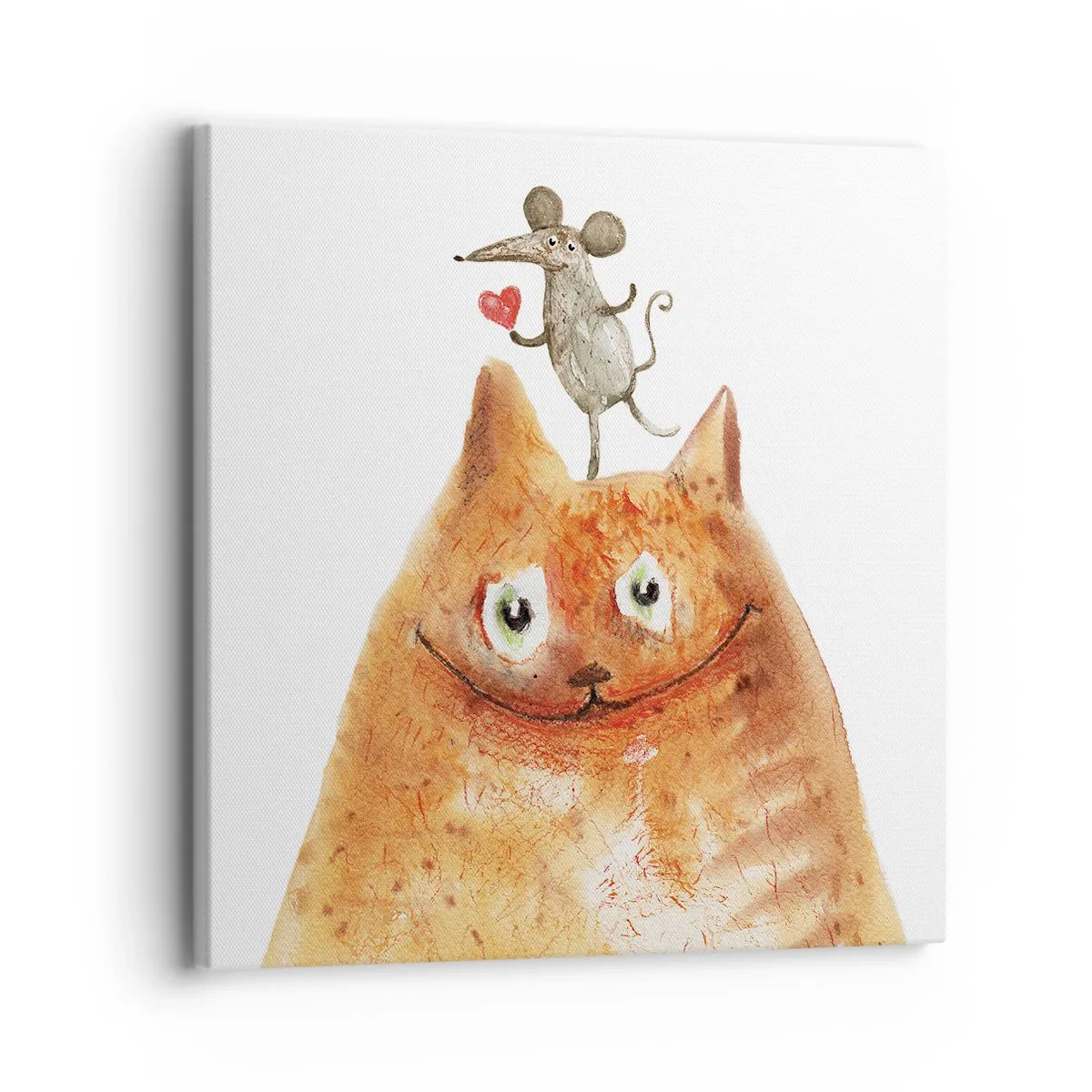 Canvastavla - Bild på duk - Kärlekens paradoxer - 30x30 cm