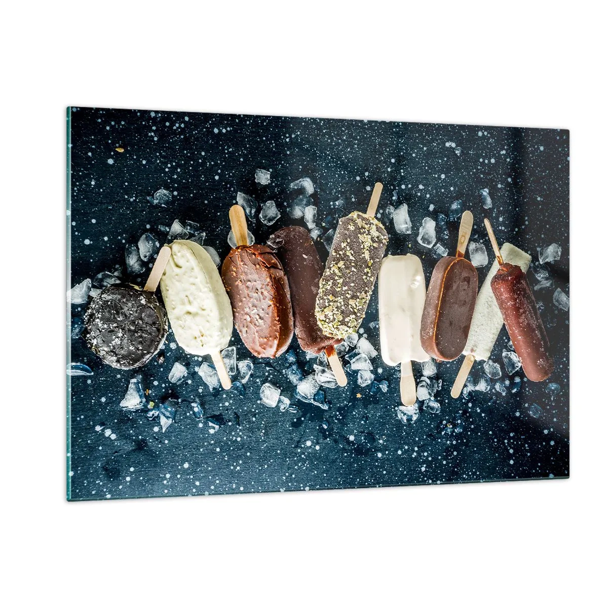 Glastavla - Bild på glas - Smak av varm sommar - 120x80 cm