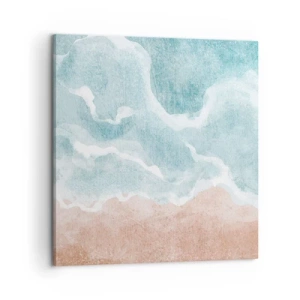 Canvastavla - Bild på duk - Abstraktion i moln - 60x60 cm