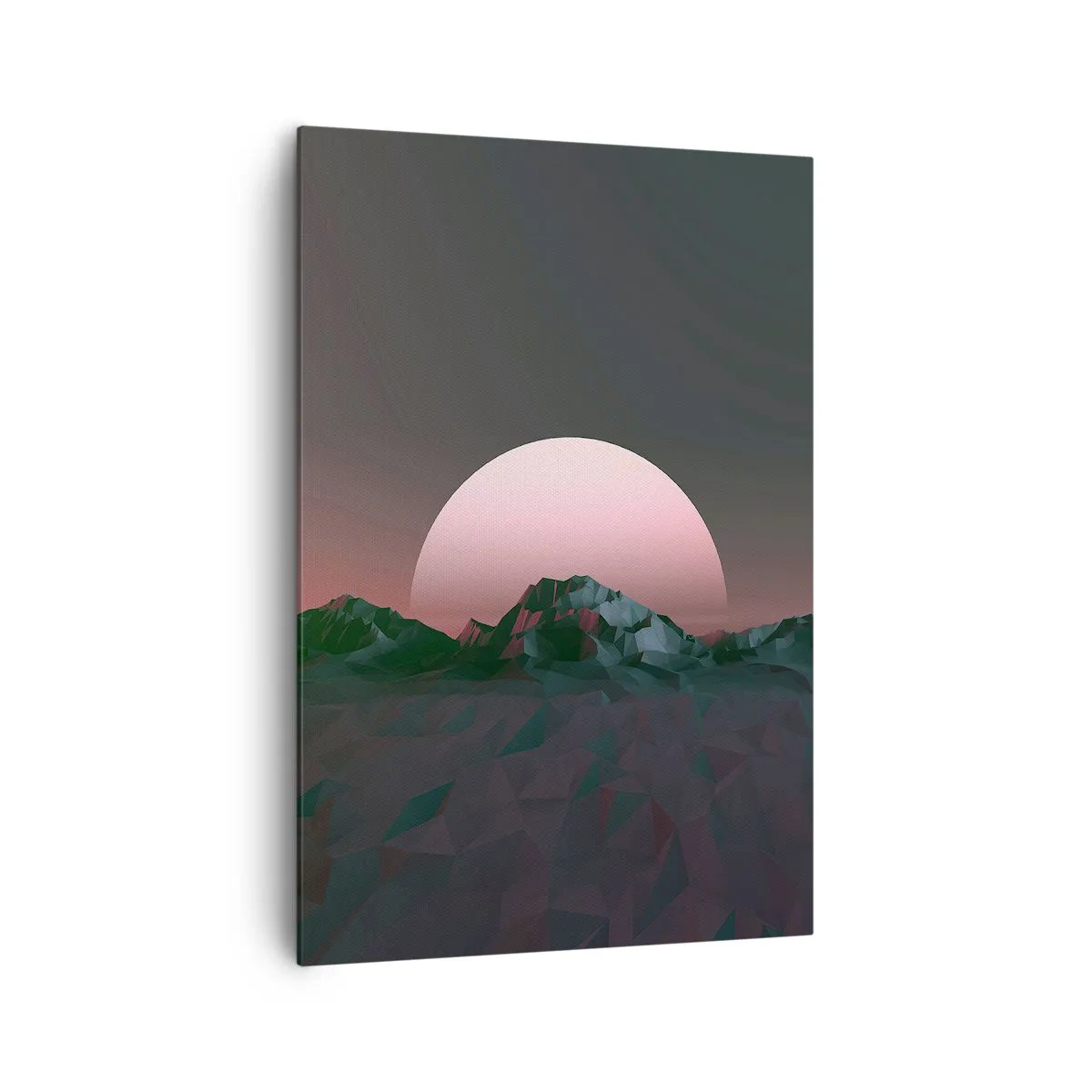 Canvastavla - Bild på duk - I den granliggande galaxen - 70x100 cm