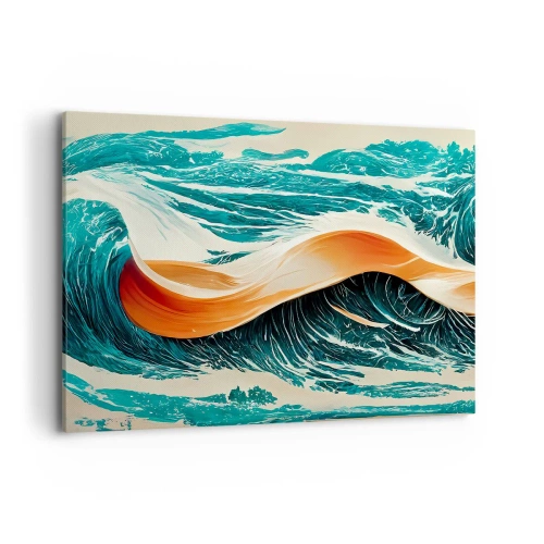Canvastavla - Bild på duk - Surfarens dröm - 120x80 cm