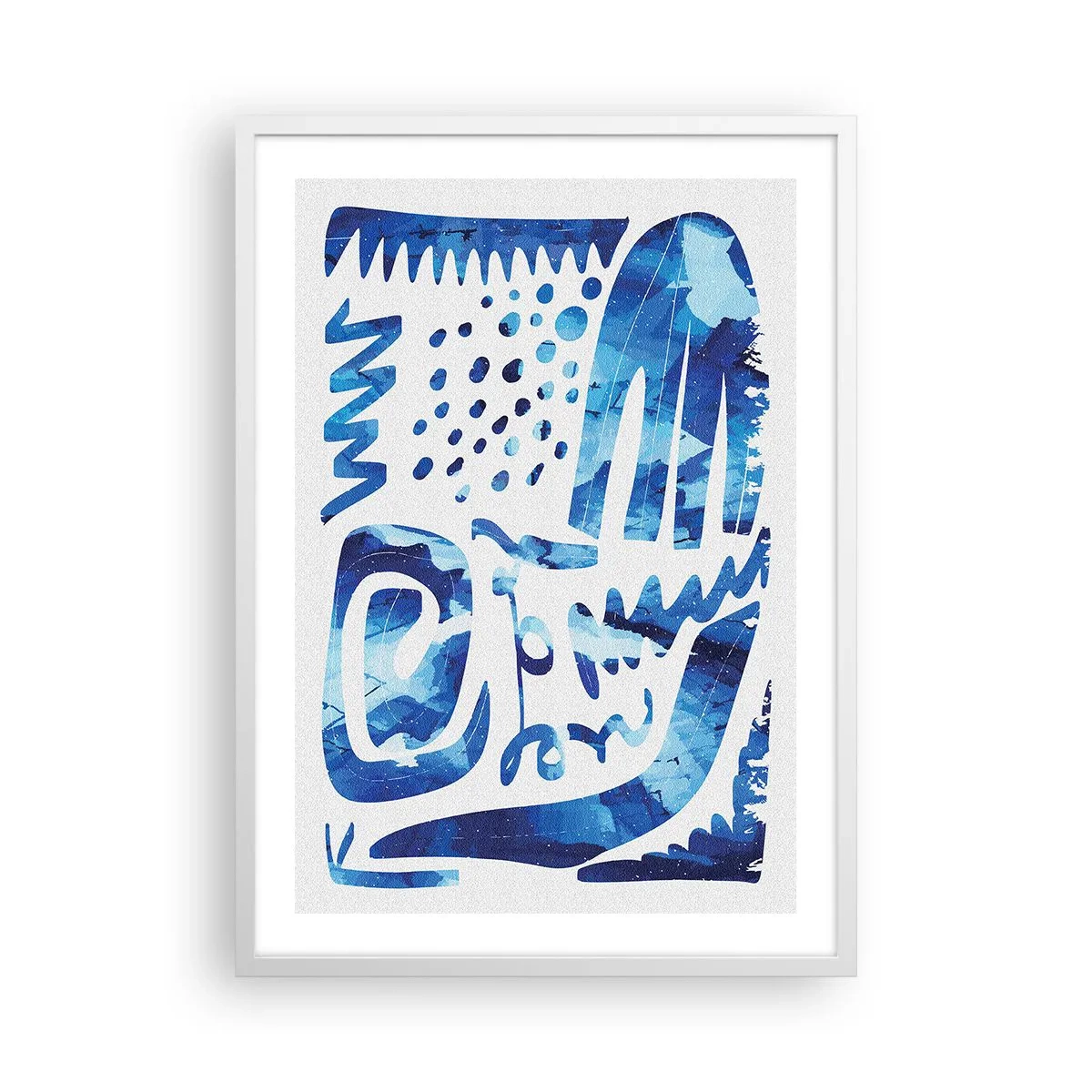 Affisch i vit ram - Tillbaka till rötterna - 50x70 cm