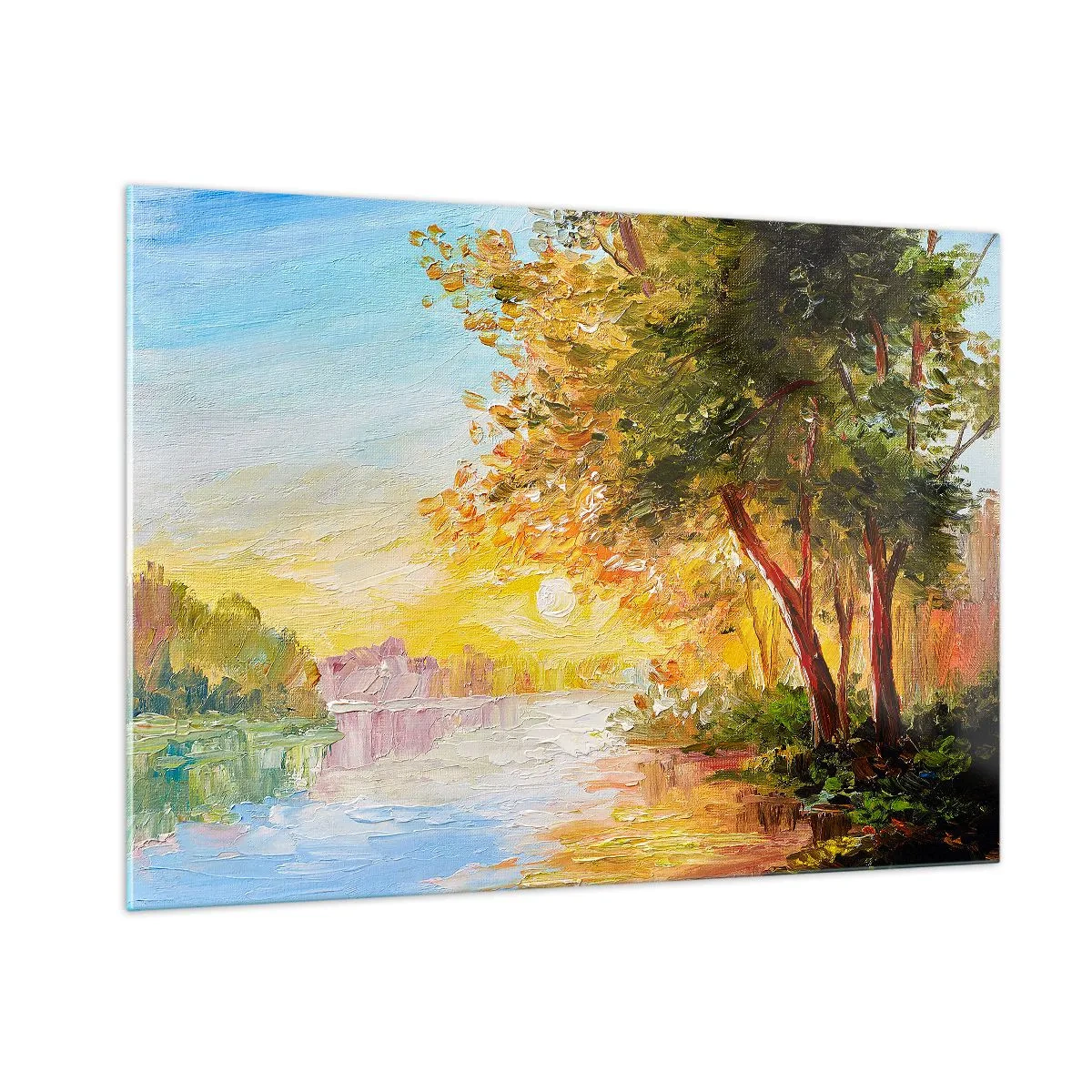 Glastavla - Bild på glas - Et in Arcadia ego - 100x70 cm