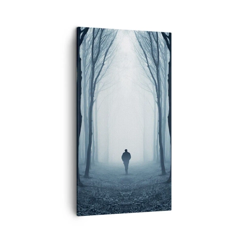 Canvastavla - Bild på duk - Och allt är enkelt och klart - 45x80 cm