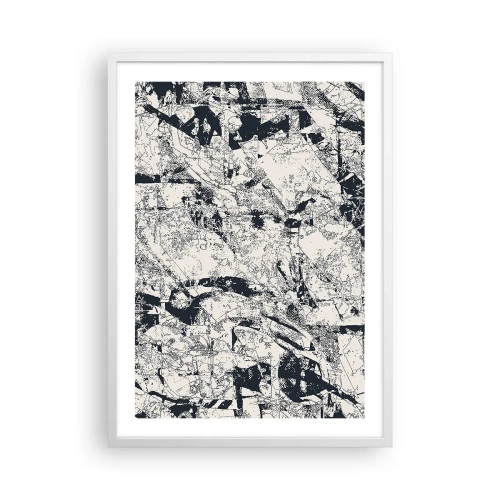 Affisch i vit ram - Motsatsernas interpenetration - 50x70 cm