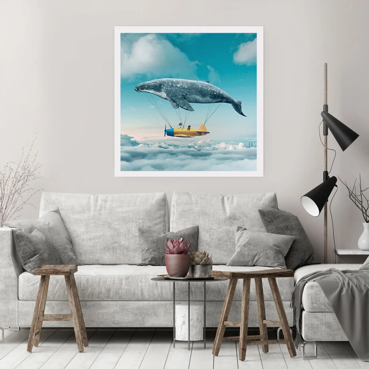 Affisch - Varför inte? - 60x60 cm