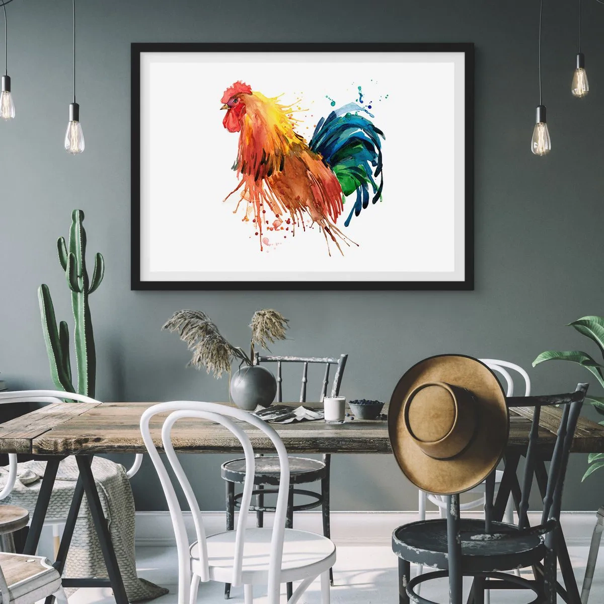 Affisch i svart ram - Kungliga kläder, kunglig stolthet - 70x50 cm
