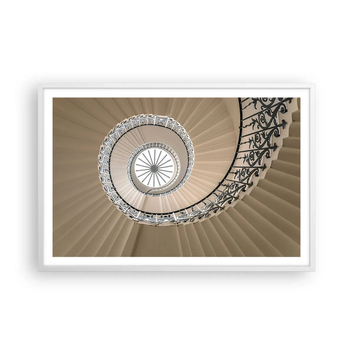 Affisch i vit ram - I musslans mitt - 91x61 cm