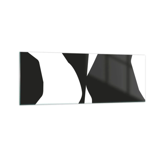 Glastavla - Bild på glas - Positiv-negativ - 140x50 cm