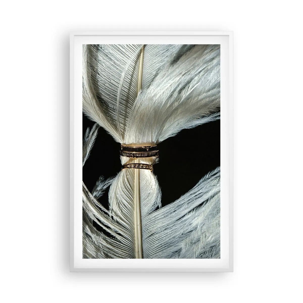 Affisch i vit ram - ...och jag lämnar inte dig… - 61x91 cm