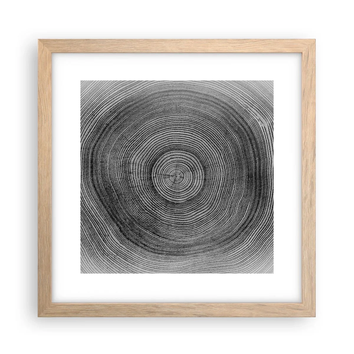 Affisch i ram av ljusek - Ett tecken i tiden - 30x30 cm