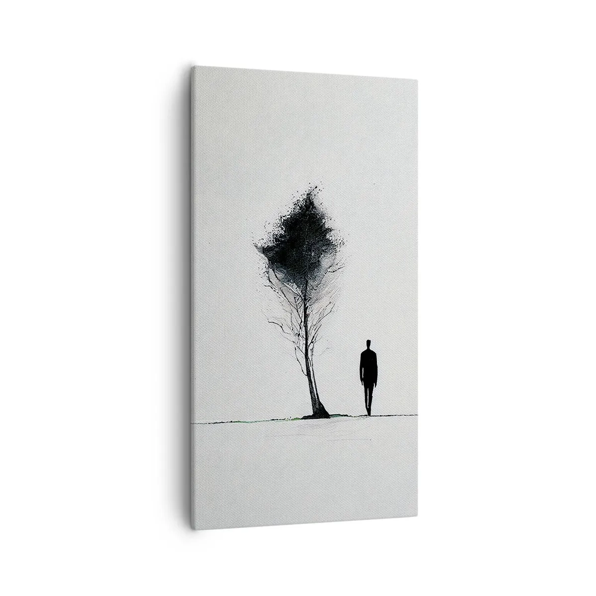 Canvastavla - Bild på duk - Vi vandrar alla - 55x100 cm