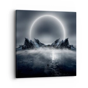 Canvastavla - Bild på duk - En berättelses final - 40x40 cm