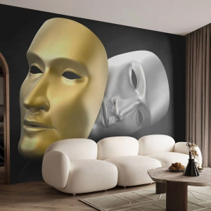 Fototapet Premium Canvas - Livet är teater - Huva, Bit, Teater - 250x175 cm